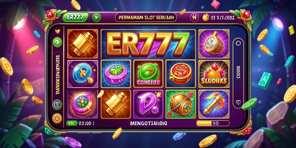 Tampilan gameplay slot ER777 yang mendebarkan dengan grafis menarik.