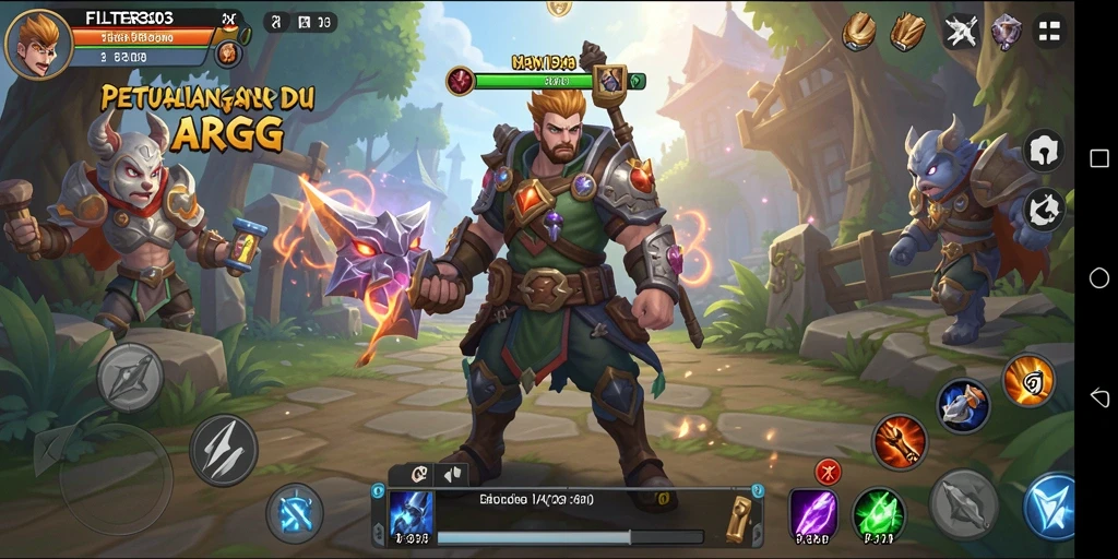 Tampilan menarik dari gameplay ARPG FILTER303 yang mengasyikkan.