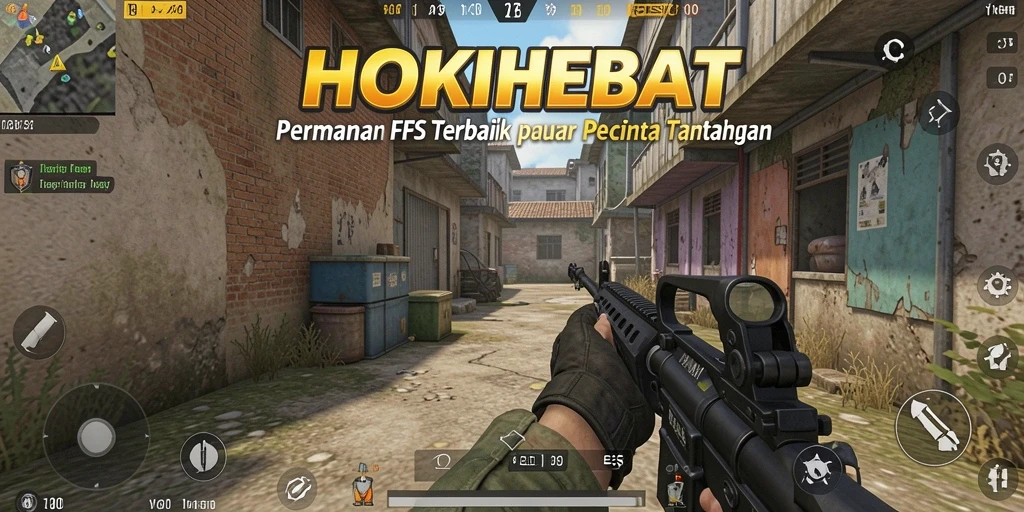 Tangkapan layar menampilkan aksi seru gameplay HOKIHEBAT.