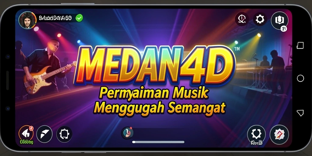 Tampilan gameplay seru dan interaktif dari MEDAN4D.
