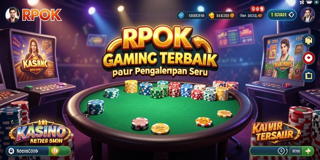 Screenshot menunjukkan gameplay seru RPOK di aplikasi Kasino.