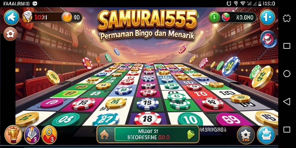 Screenshot gameplay SAMURAI555 dengan tampilan menawan dan seru.