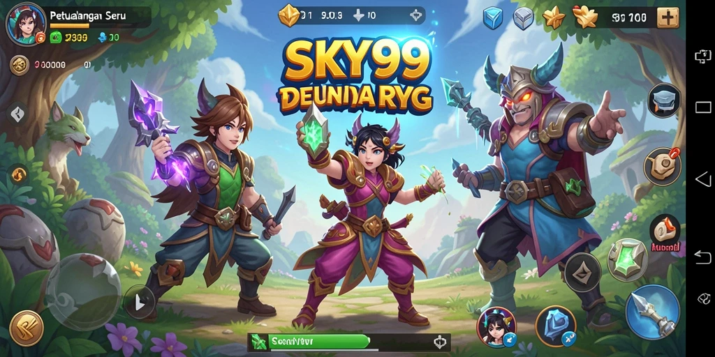 Tampilan gameplay RPG yang seru dan memikat.