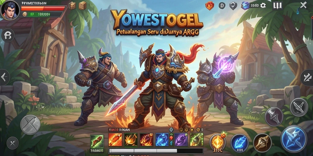 Tangkapan layar seru dari gameplay ARPG YOWESTOGEL.